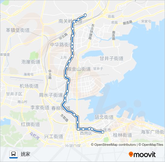 1路 Bus Line Map