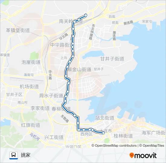 1路 Bus Line Map