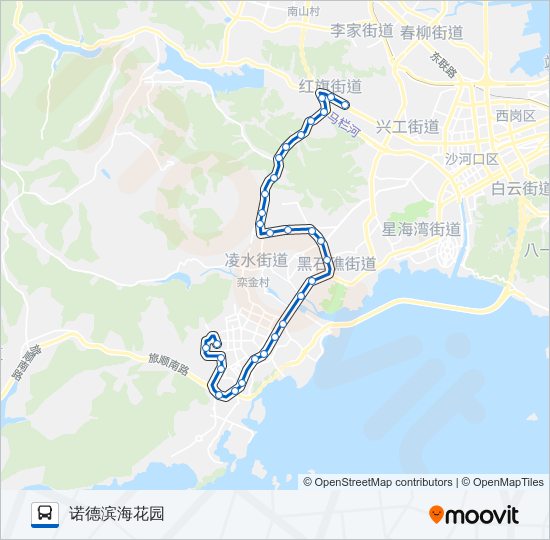 3路 bus Line Map