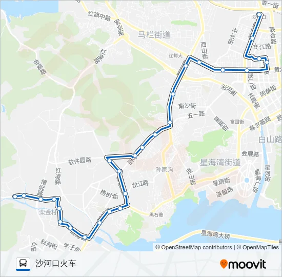 10路 Bus Line Map