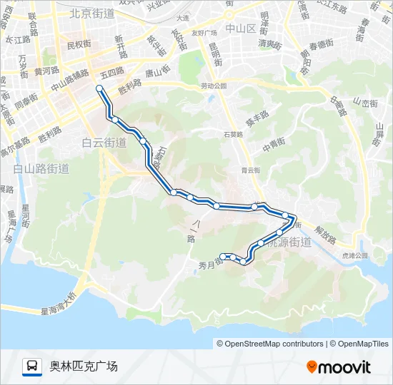 12路 Bus Line Map