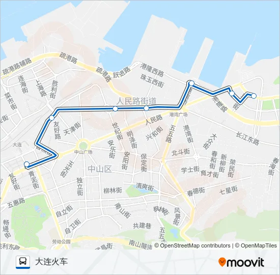 13路 Bus Line Map