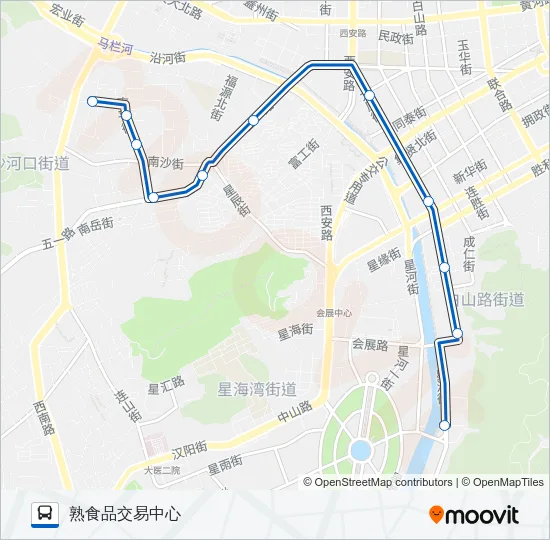 14路 Bus Line Map