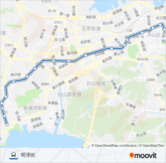 公交15路的线路图