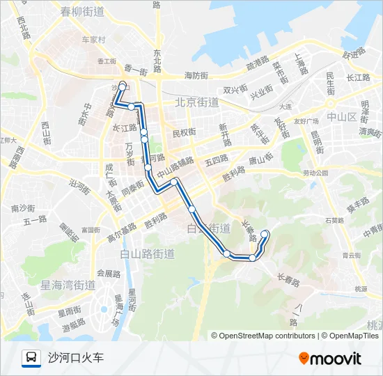 17路 Bus Line Map