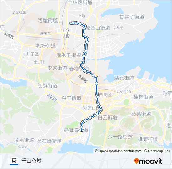 公交18路的线路图