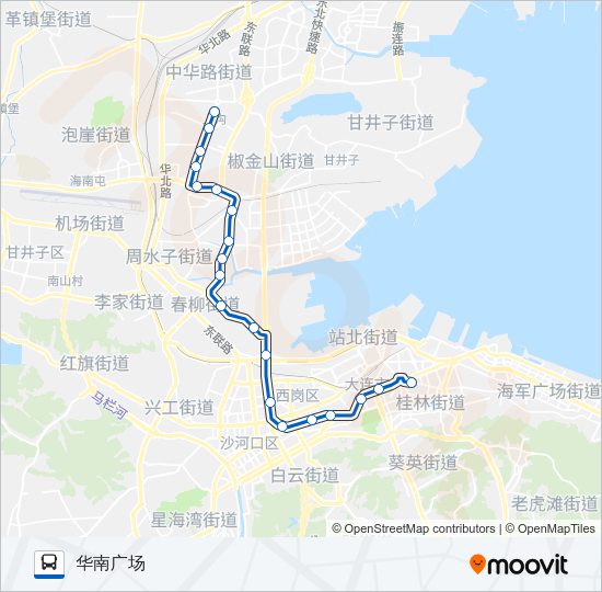 公交19路的线路图