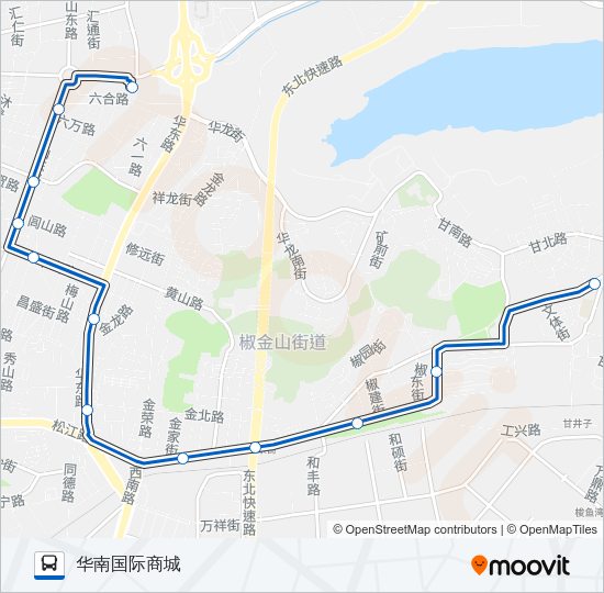 公交20路的线路图