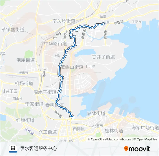 21路 Bus Line Map