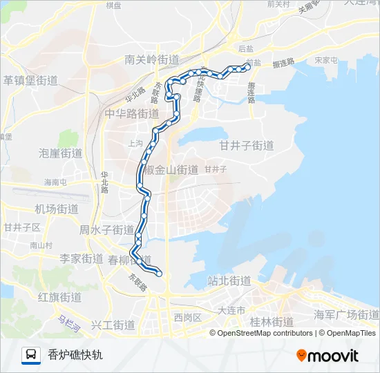 21路 Bus Line Map