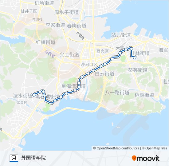 公交23路的线路图