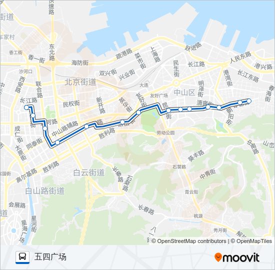 公交24路的线路图
