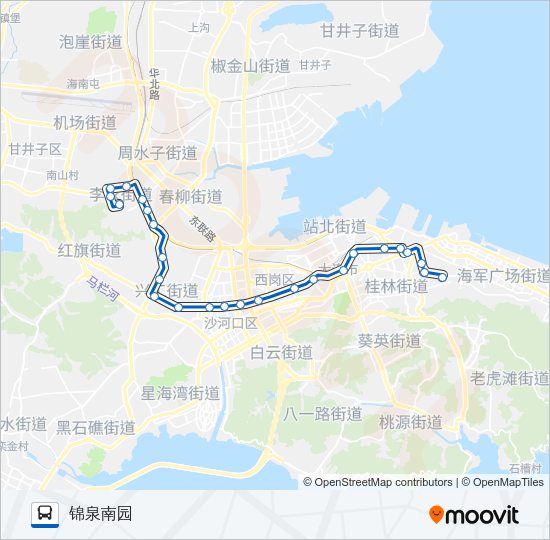 公交31路的线路图