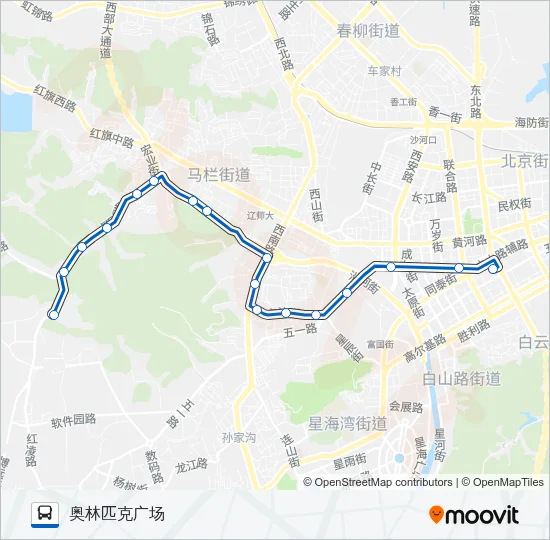 32路 Bus Line Map