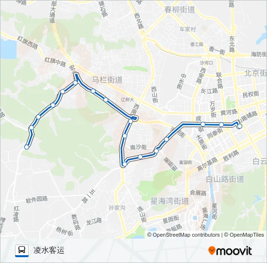 32路 Bus Line Map
