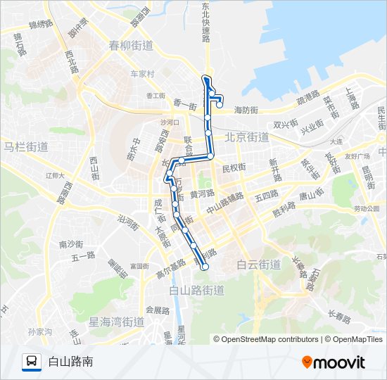 公交34路的线路图