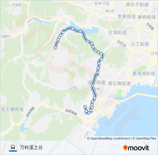 公交36路的线路图