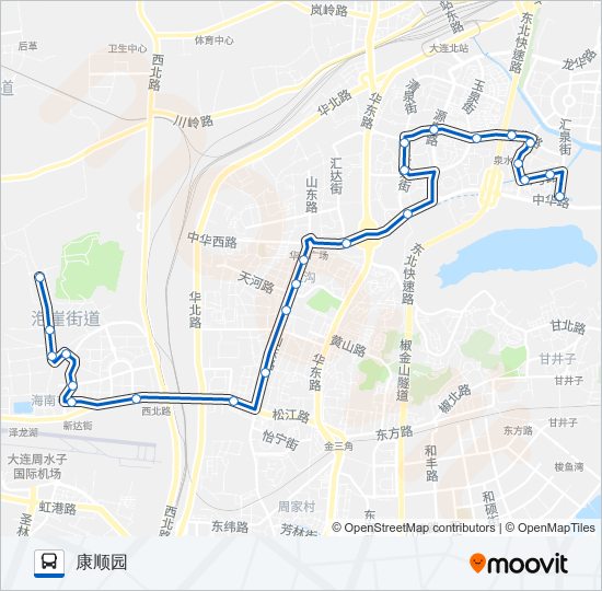 k38路公交车路线图图片