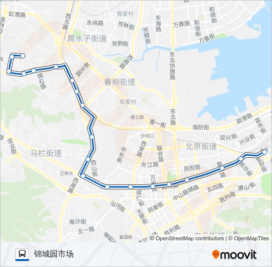 公交39路的线路图
