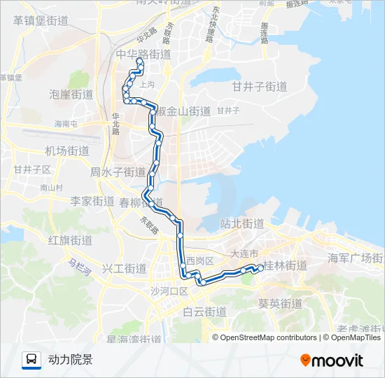 43路 Bus Line Map