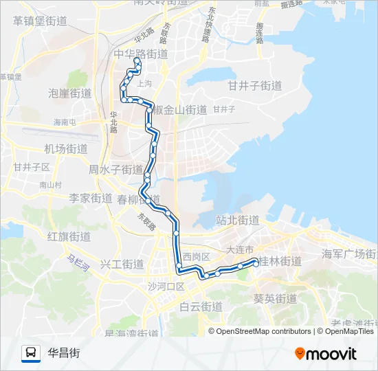 43路 Bus Line Map
