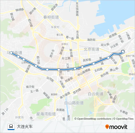 101路 Bus Line Map
