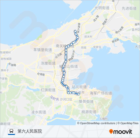 公交1加车路的线路图