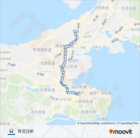 公交1加车路的线路图