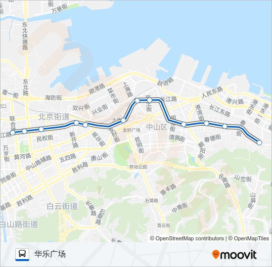 201路 Bus Line Map