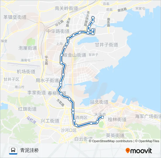 303路 Bus Line Map