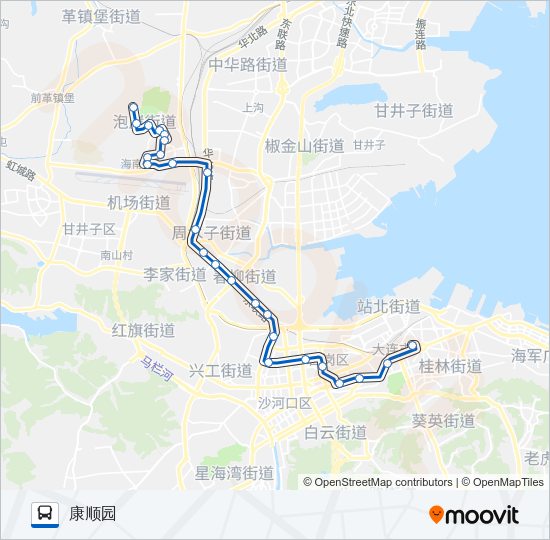 405路 Bus Line Map