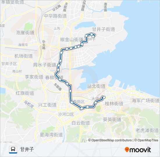 公交409路的线路图