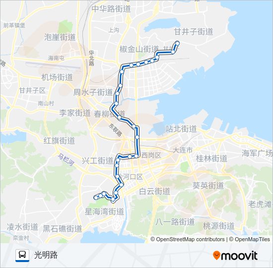 公交503路的线路图