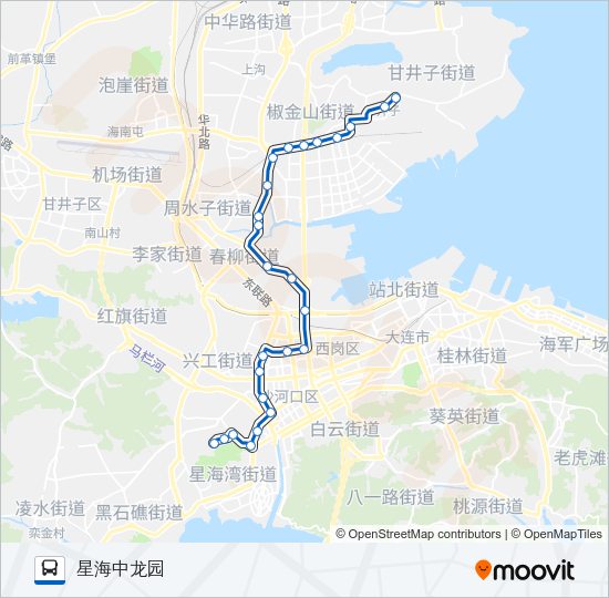 公交503路的线路图