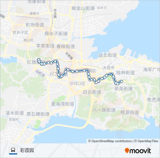505路 bus Line Map