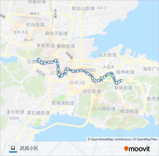505路 Bus Line Map
