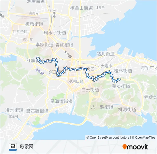 505路 Bus Line Map