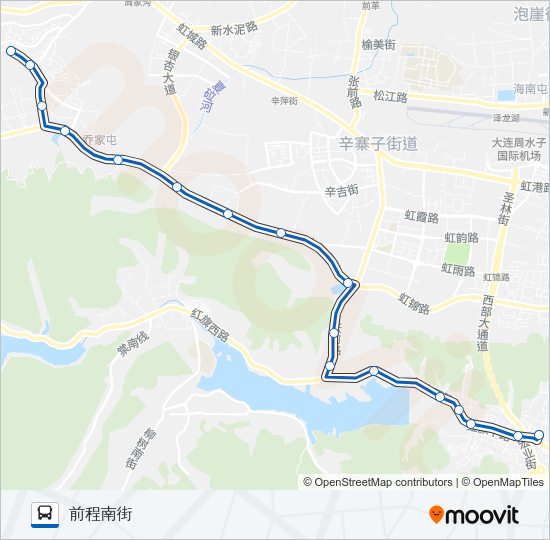 大连507路公交车路线图图片