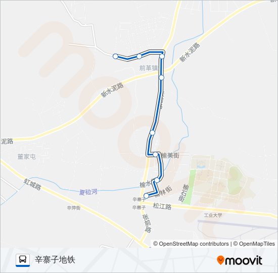公交510路的线路图