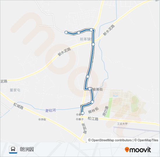 公交510路的线路图