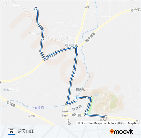 公交511路的线路图