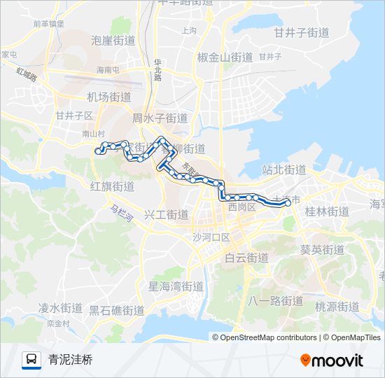 公交512路的线路图