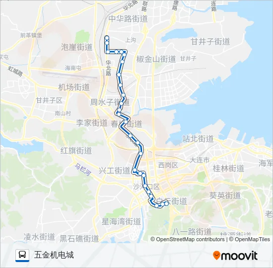 514路 Bus Line Map