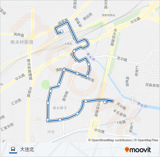 516路 Bus Line Map