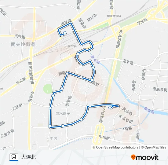 516路 Bus Line Map