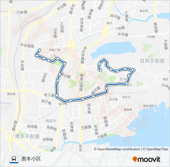 519路 Bus Line Map