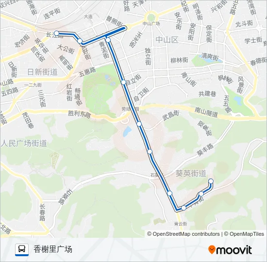 521路 Bus Line Map