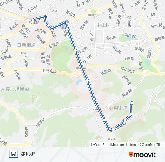 521路 Bus Line Map