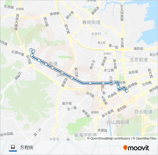 522路 Bus Line Map
