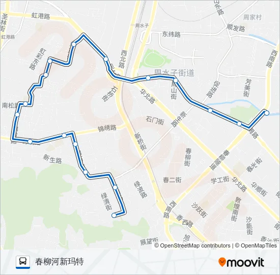 524路 Bus Line Map
